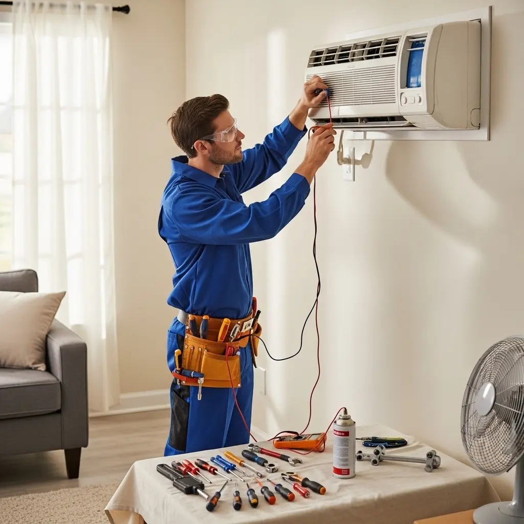 Ahmetli Warmhaus Warmhaus klima gaz dolumu ve bakım – Enerji verimliliği artırıldı. - Teknik servis örneği